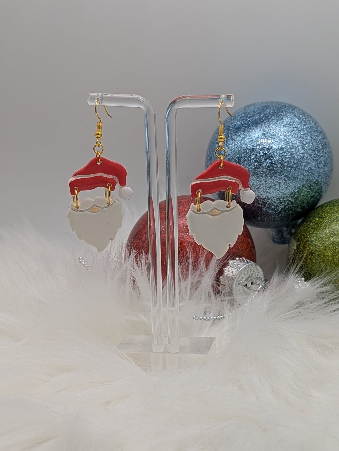 Santa Earrings