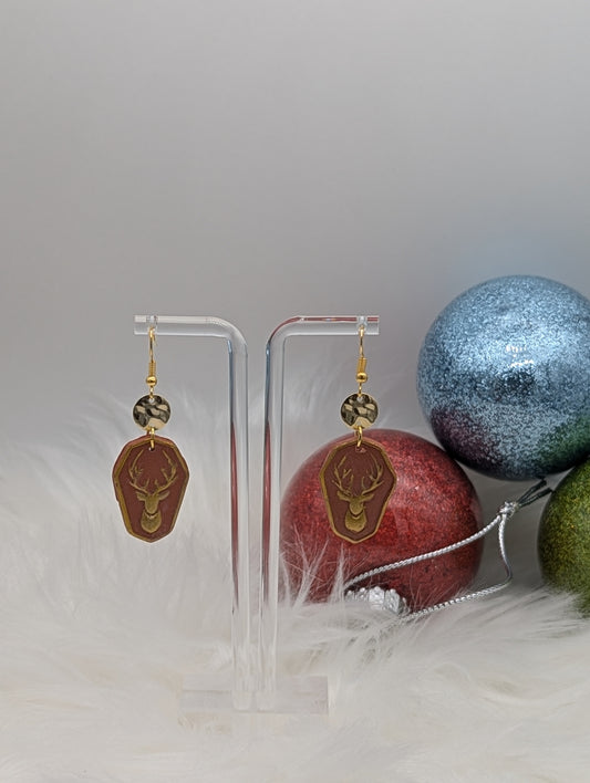 Reindeer Earrings