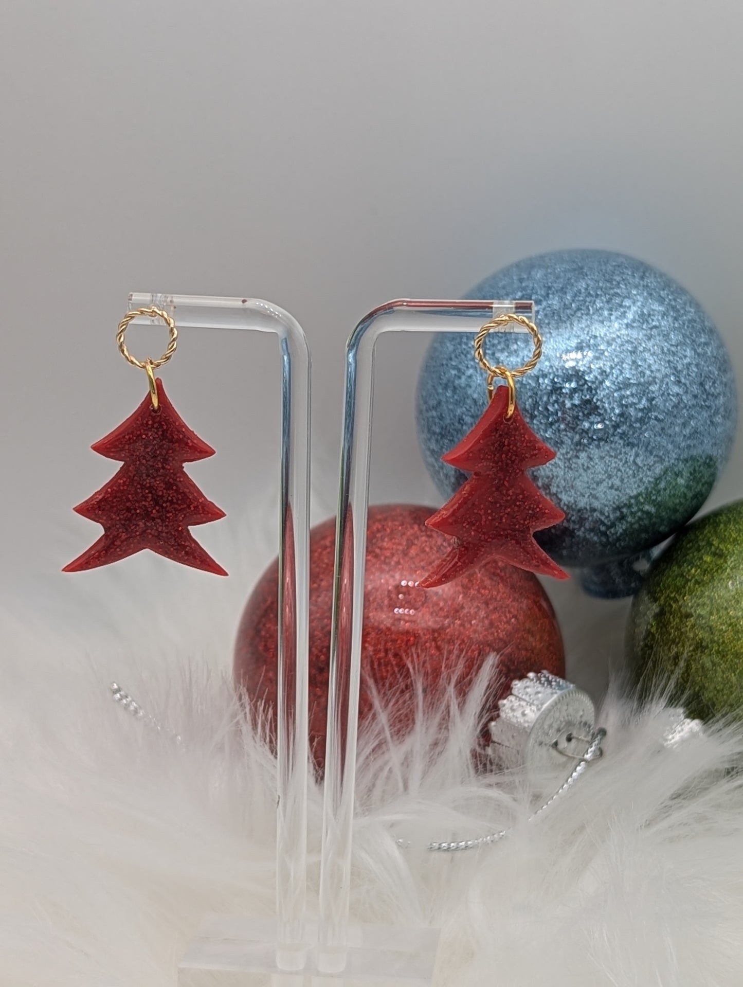 Christmas Tree Dangle Earring