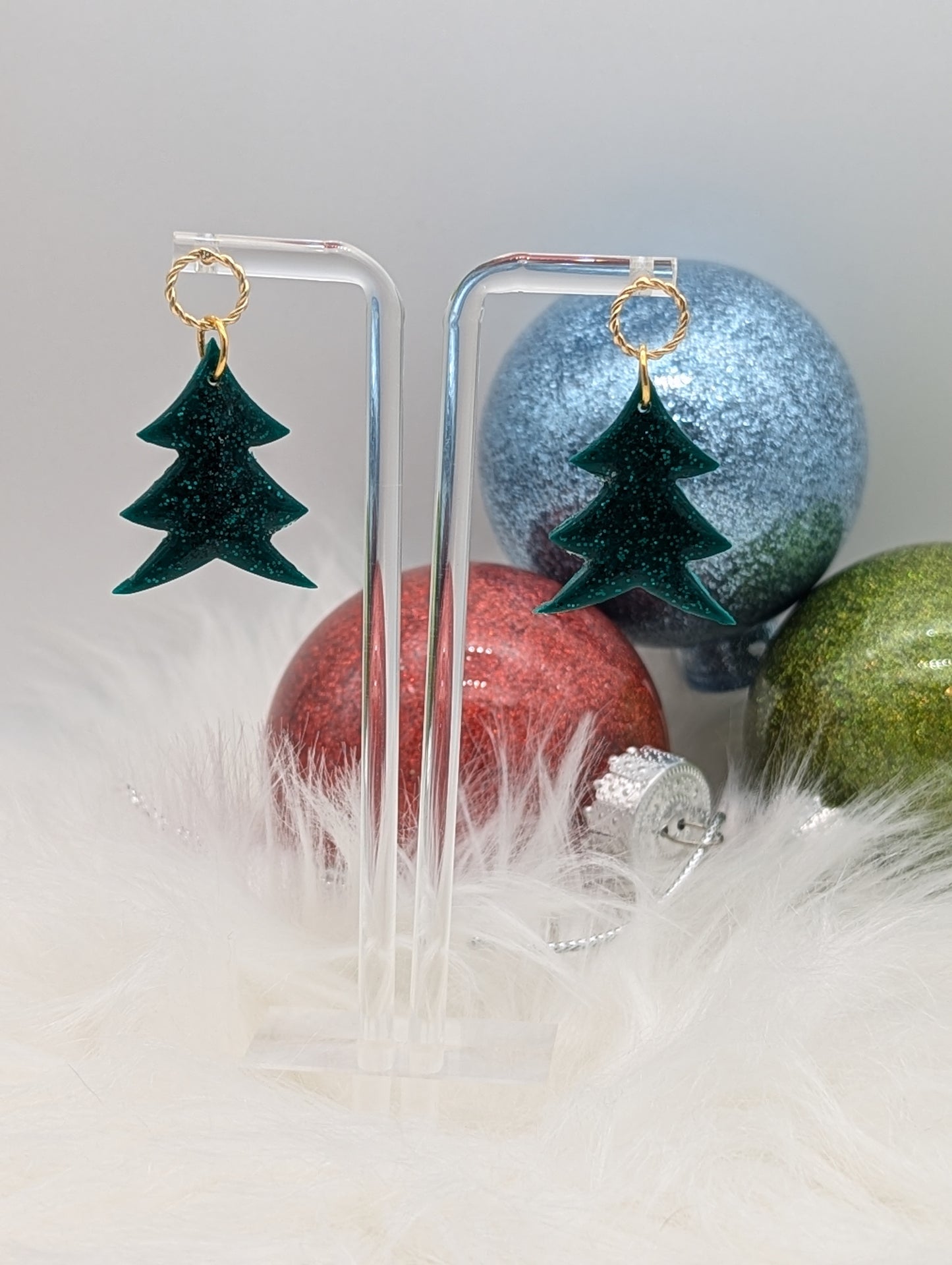 Christmas Tree Dangle Earring