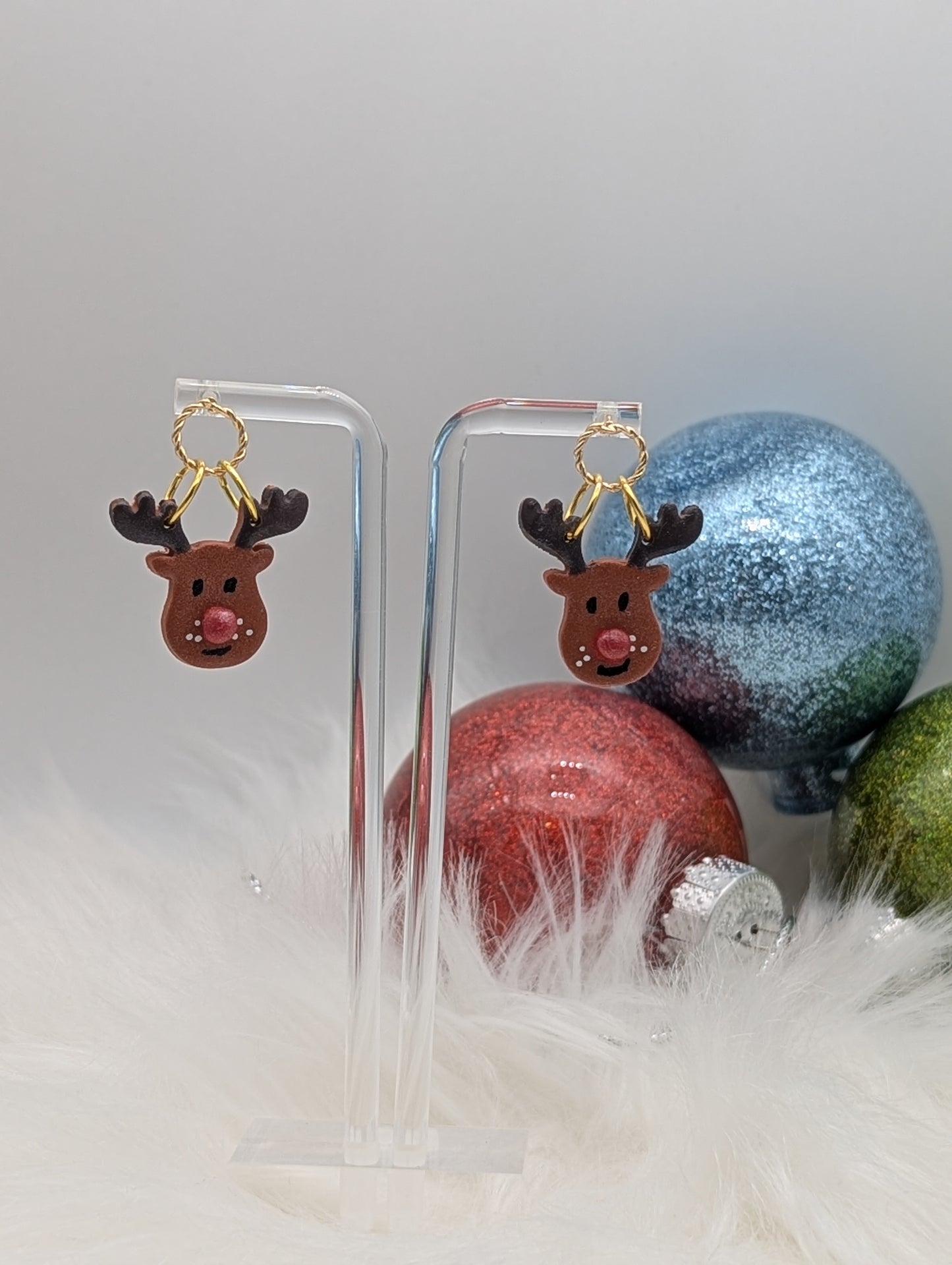 Rudolph Earrings